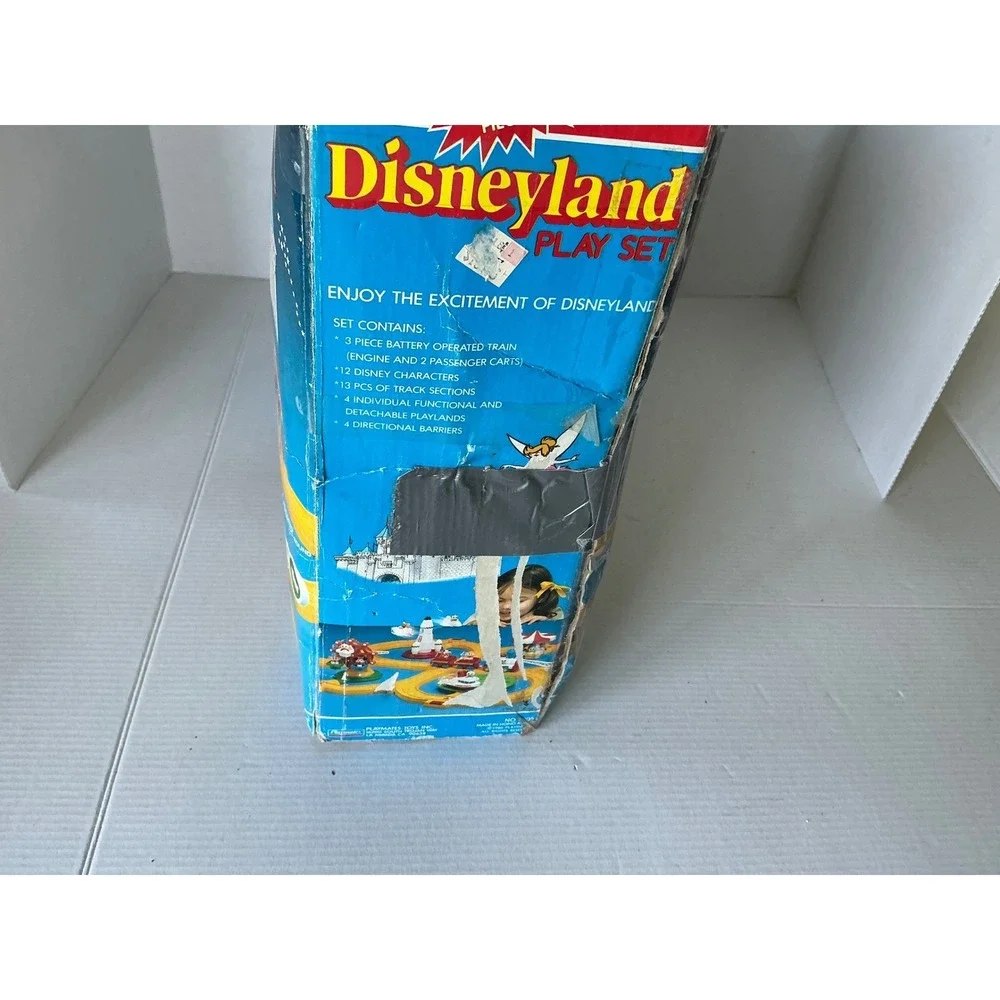 Playmates Vintage Disneyland Play Set Battery Train 31‎ Pieces Mickey Mouse Toy